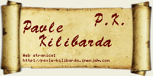 Pavle Kilibarda vizit kartica